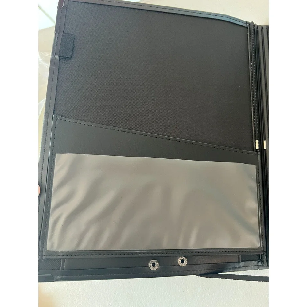 Rondofile Choral Pro Sheet Music Folder Choir Folder Binder Black Elastic Strap